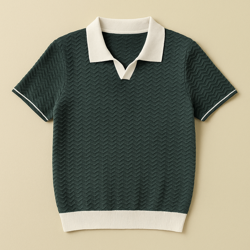 LUCA | POLOSHIRT IN RICCIO DE STOF