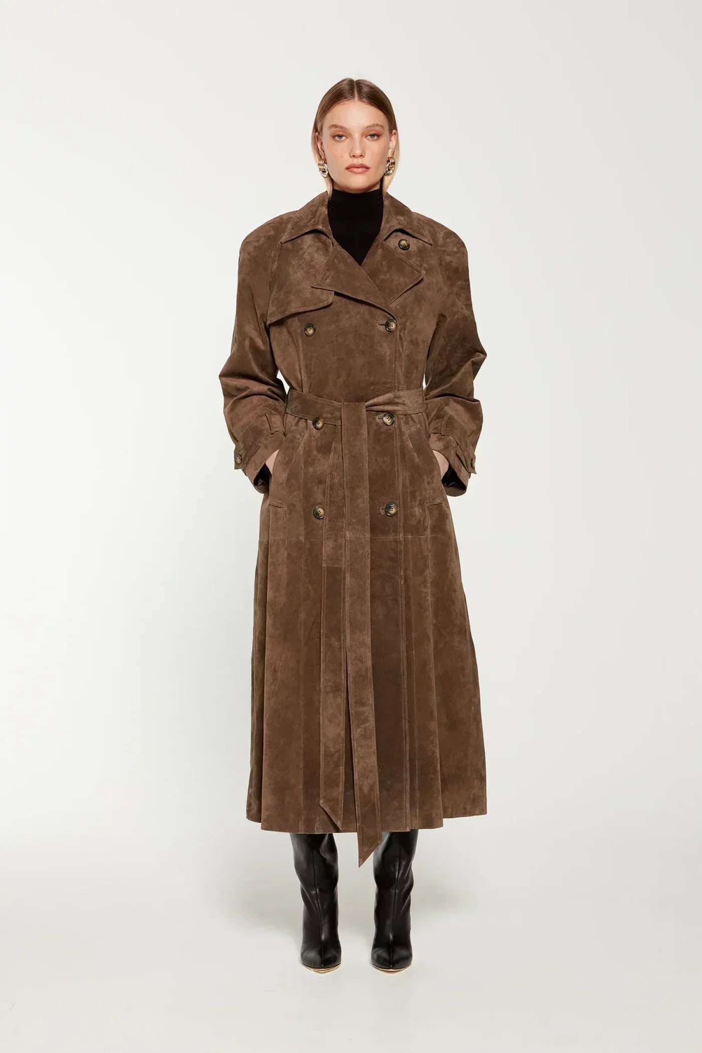 CHANTAL™ - Klassieke Trenchcoat met Ceintuur