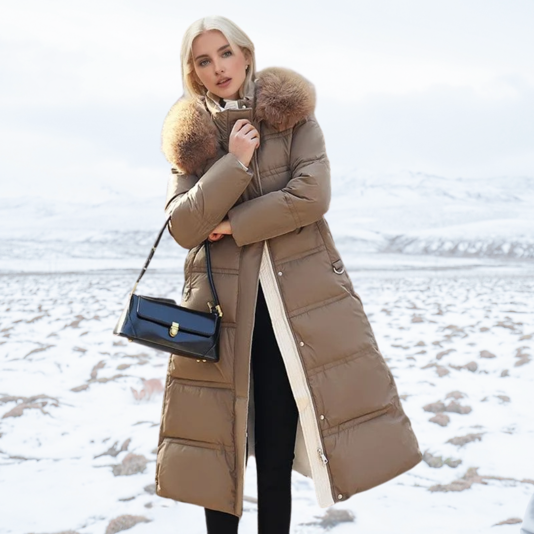 LUCIA™ | Designer Winterparka met Bontcapuchon