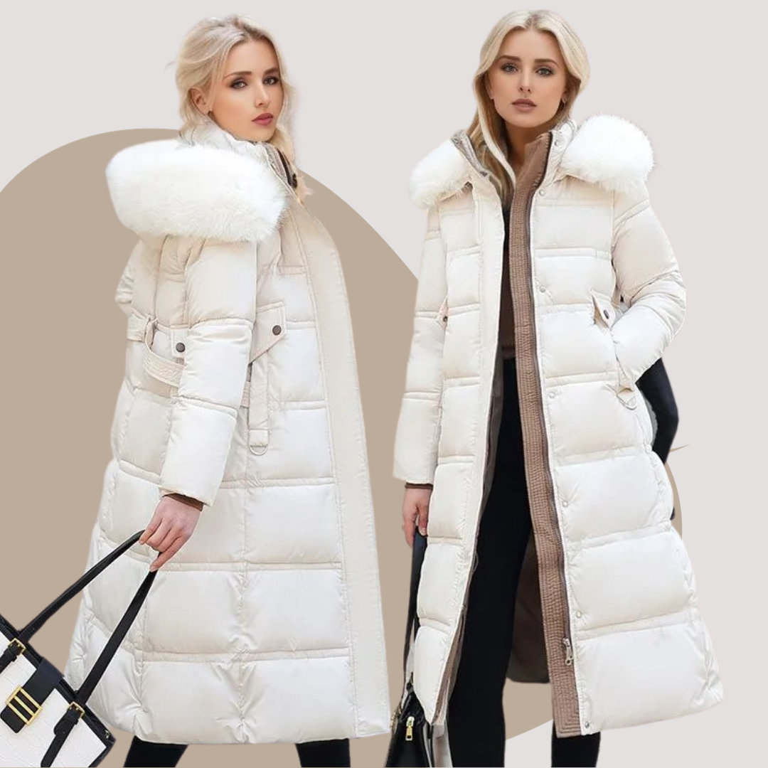 LUCIA™ | Designer Winterparka met Bontcapuchon