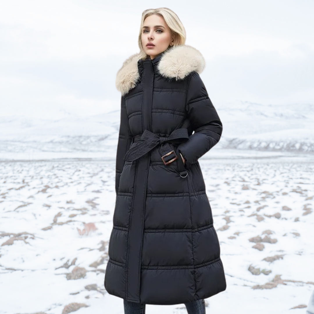 LUCIA™ | Designer Winterparka met Bontcapuchon