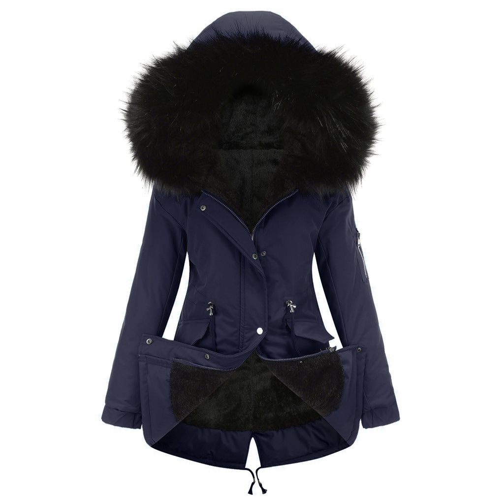 MARINA™ | Parka en Warme Velours met Afwerkingen