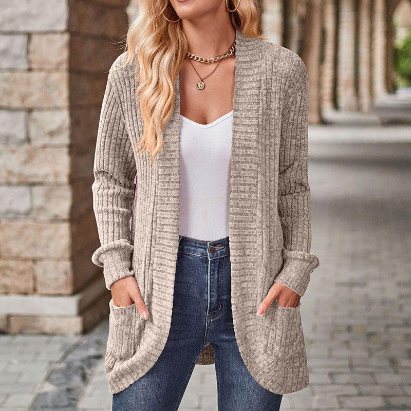 LUCILLE™ - Lichtgewicht cardigan met lange mouwen en open voorkant