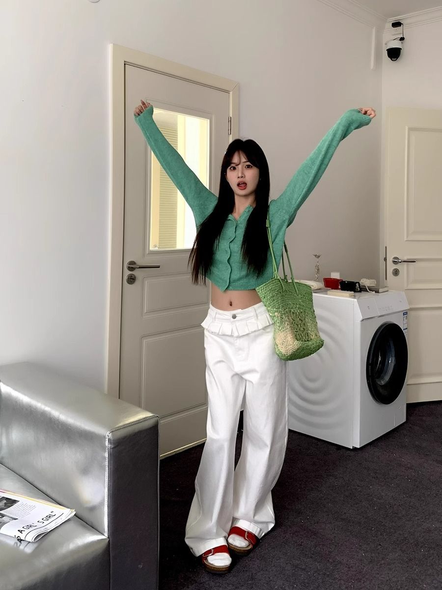 PAISLEY™ – Elegante Flared Jeans met Kant