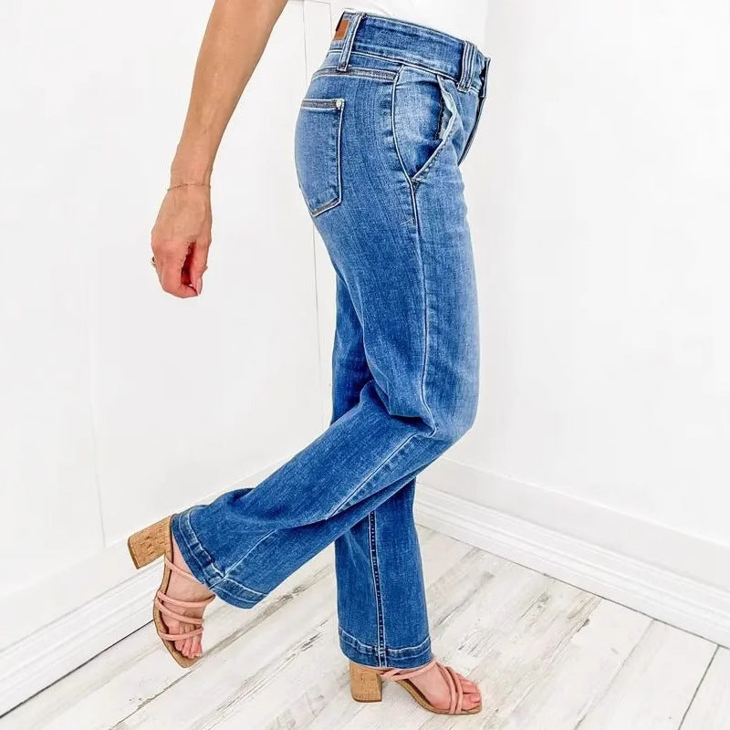 TALLIS™ – Wijde jeans met dubbele comfort