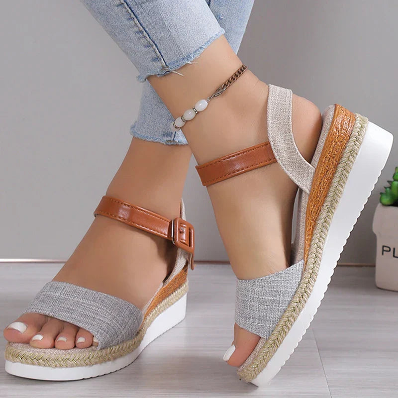 CHARLENE™ – Casual Wedge Hakken Sandalen