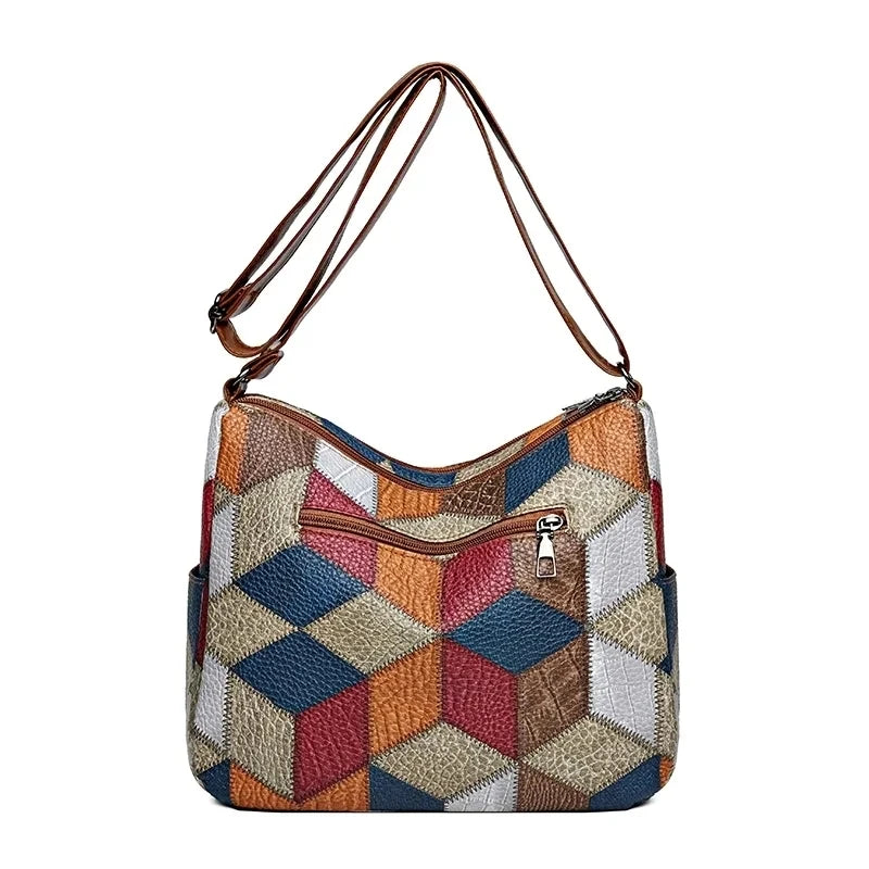 ROSELINE™ – Vintage Chic Leren Tas