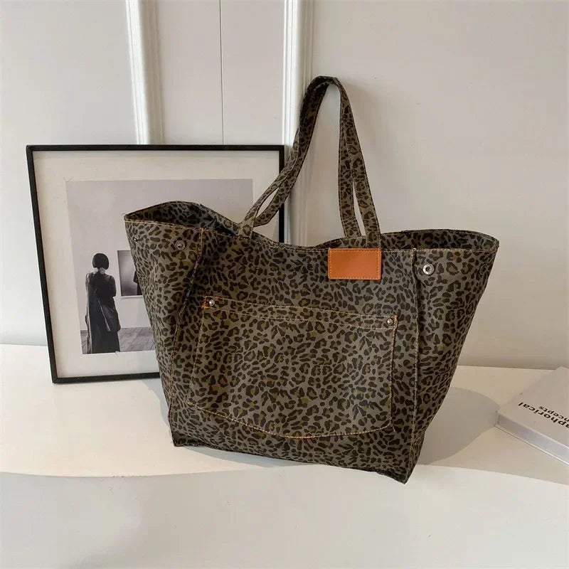 ODILE™ – Chic en Moeiteloos Luipaard Tote