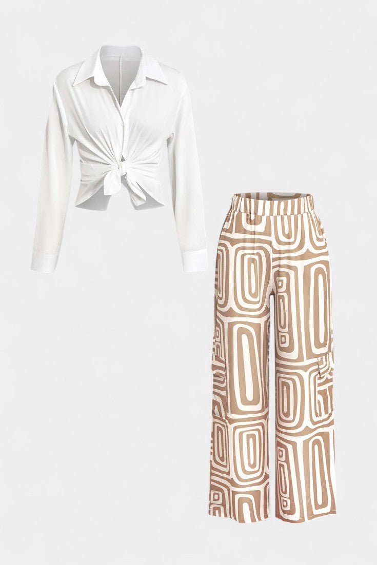 Calla | Lange mouwen tweedelig set