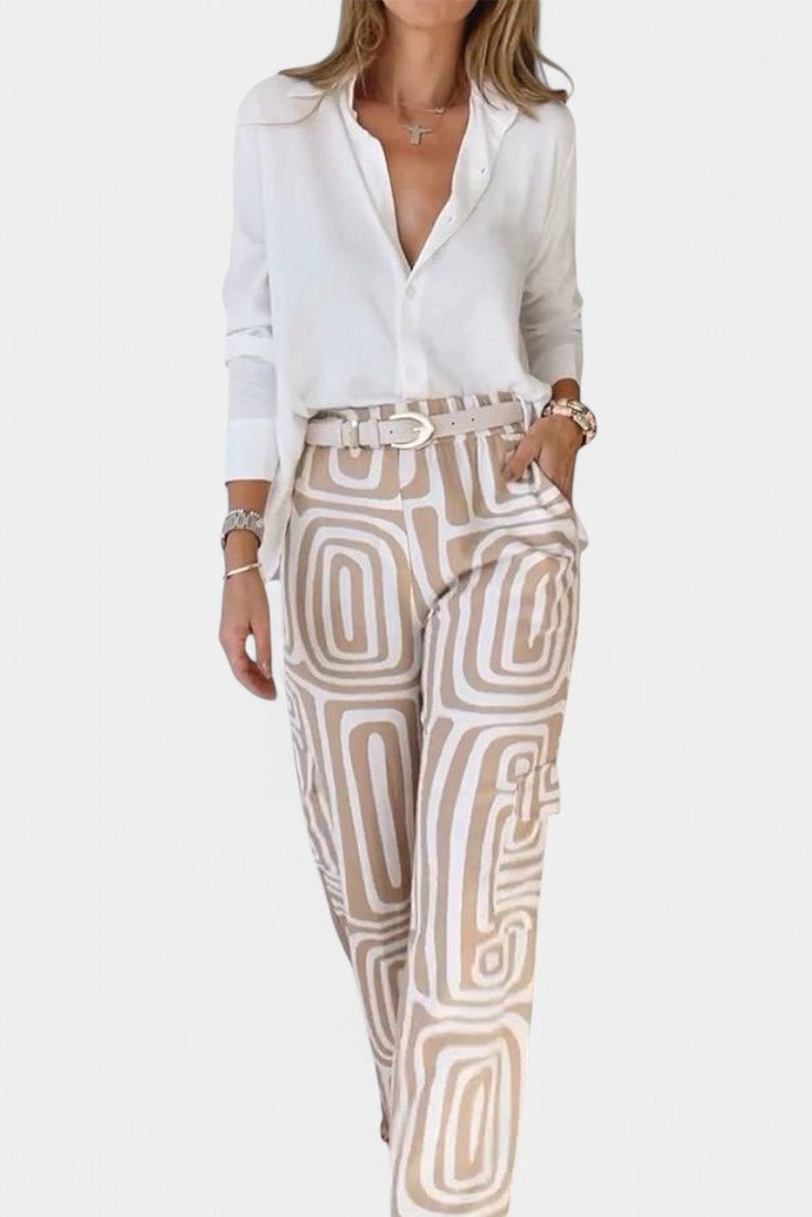 Calla | Lange mouwen tweedelig set