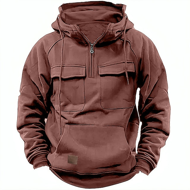 Nolan™ | Stijlvolle herfst hoodie met rits
