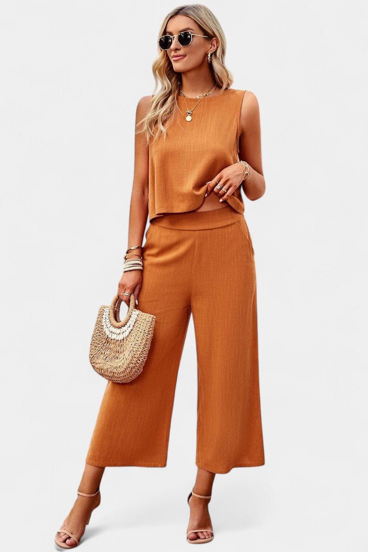 Lavinia | Set Top & Shorts Boheemse Vloeibare