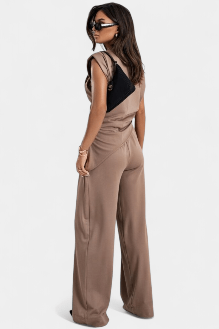 Sofia | Ensemble Met Drapage Op De Schouders