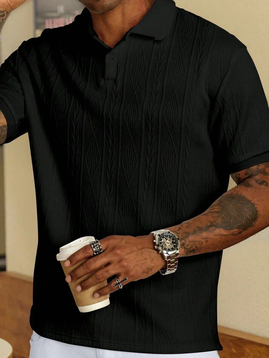 GIANNI | CASUAL POLO ZOMER MET KNOPEN