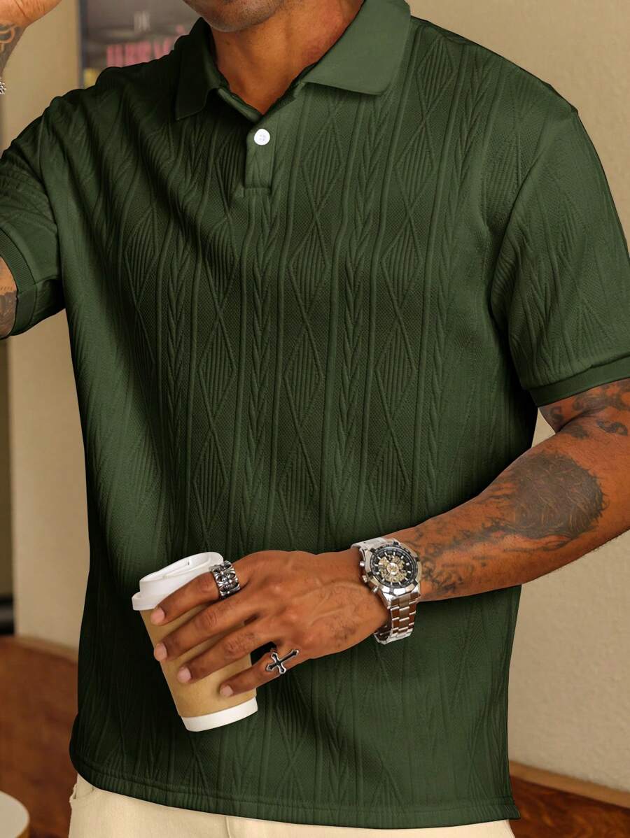 GIANNI | CASUAL POLO ZOMER MET KNOPEN