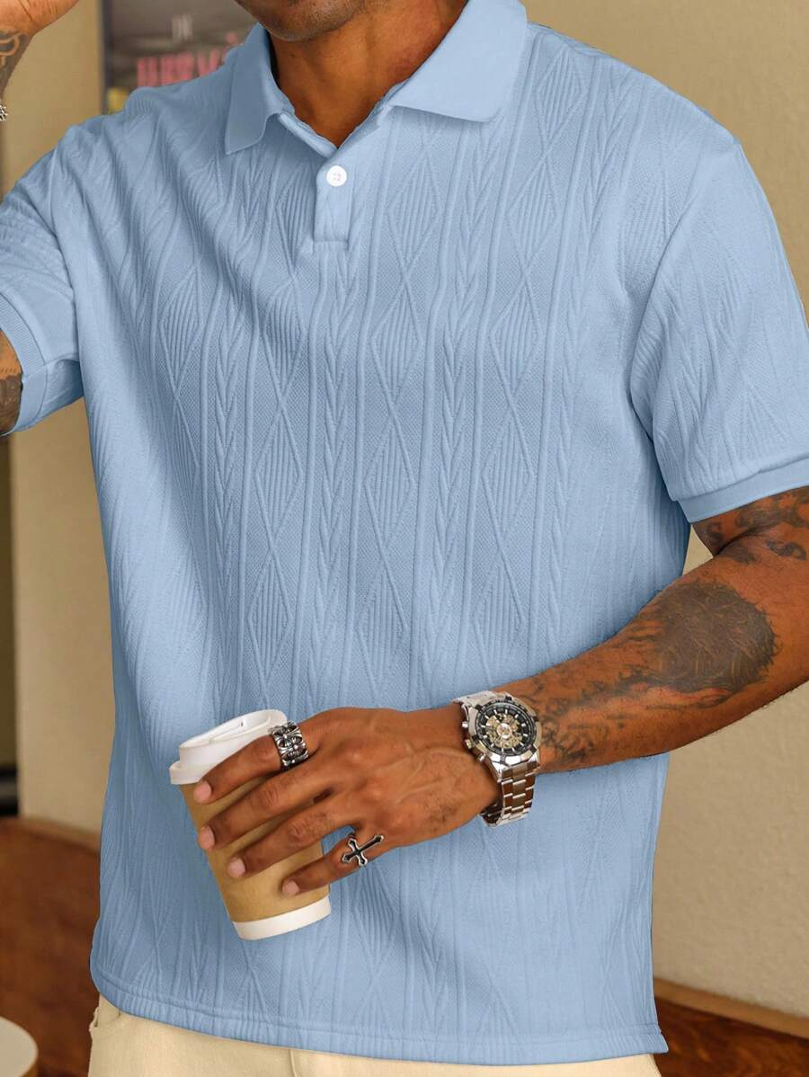 GIANNI | CASUAL POLO ZOMER MET KNOPEN