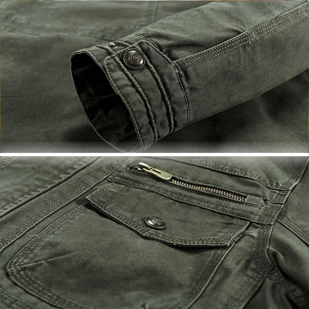 Nathan™ | Warme fleece jas met rits