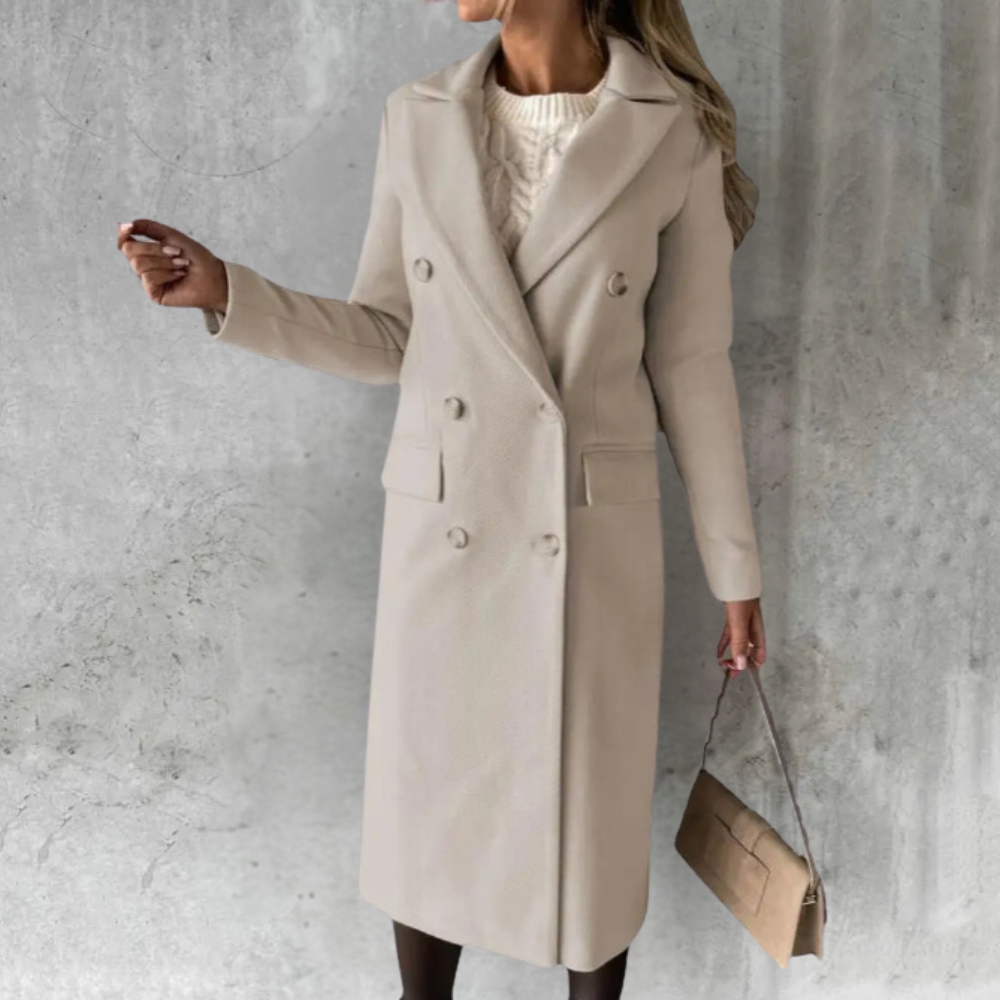 ALEXA™ | Trench in Wol Stedelijke Elegantie