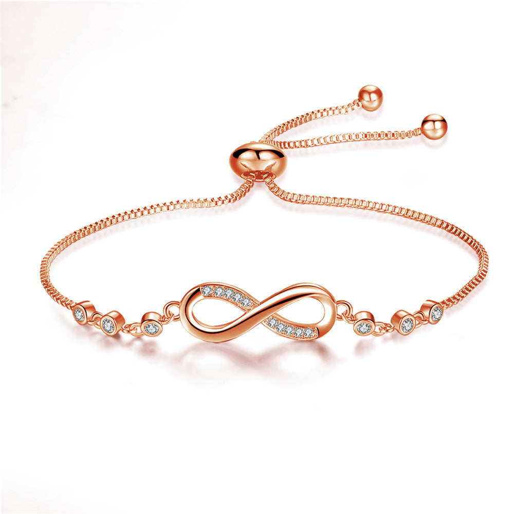 Verstelbare Infinity Armband van Zilver