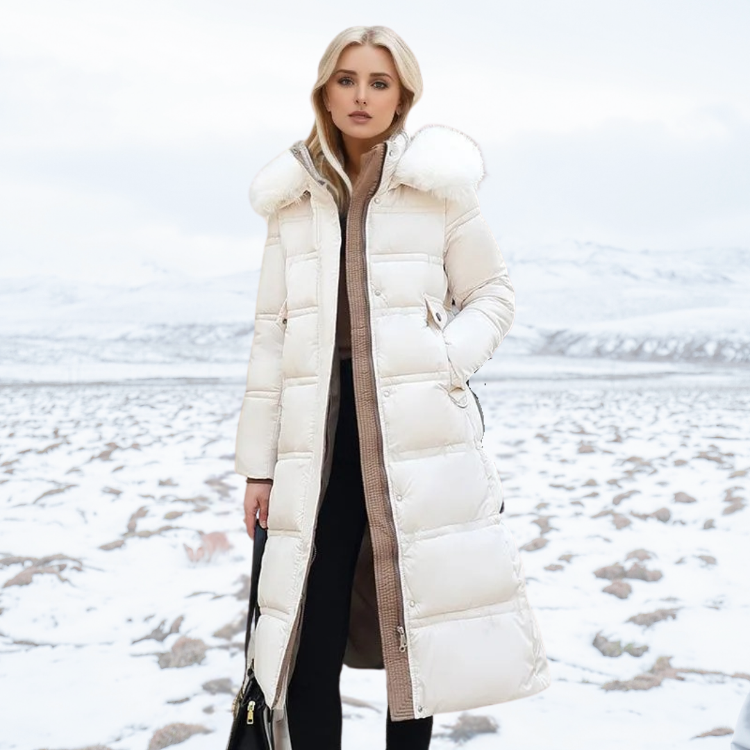 LUCIA™ | Designer Winterparka met Bontcapuchon
