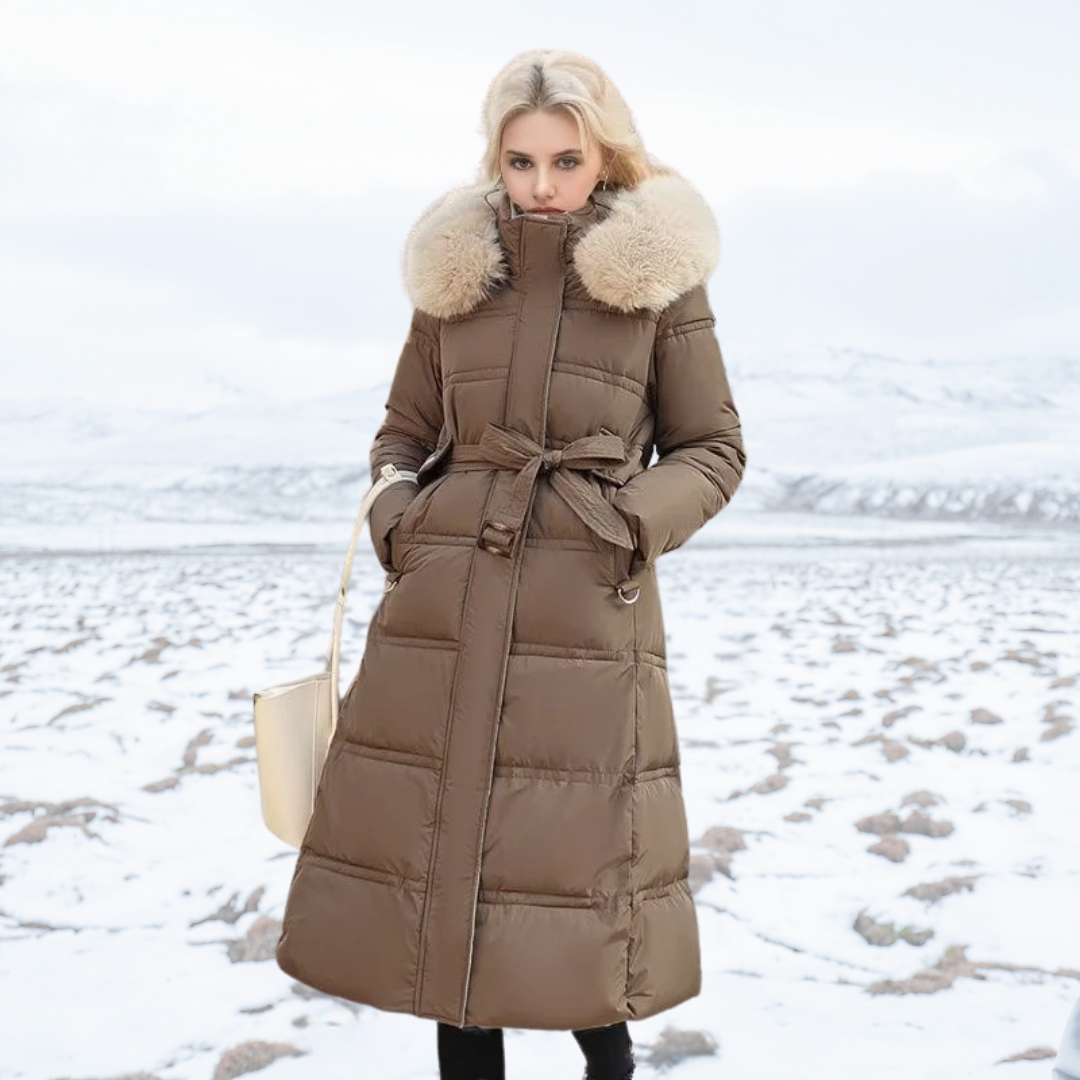 LUCIA™ | Designer Winterparka met Bontcapuchon