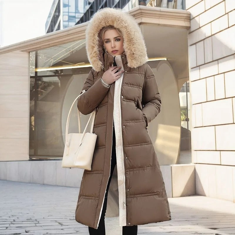 LUCIA™ | Designer Winterparka met Bontcapuchon