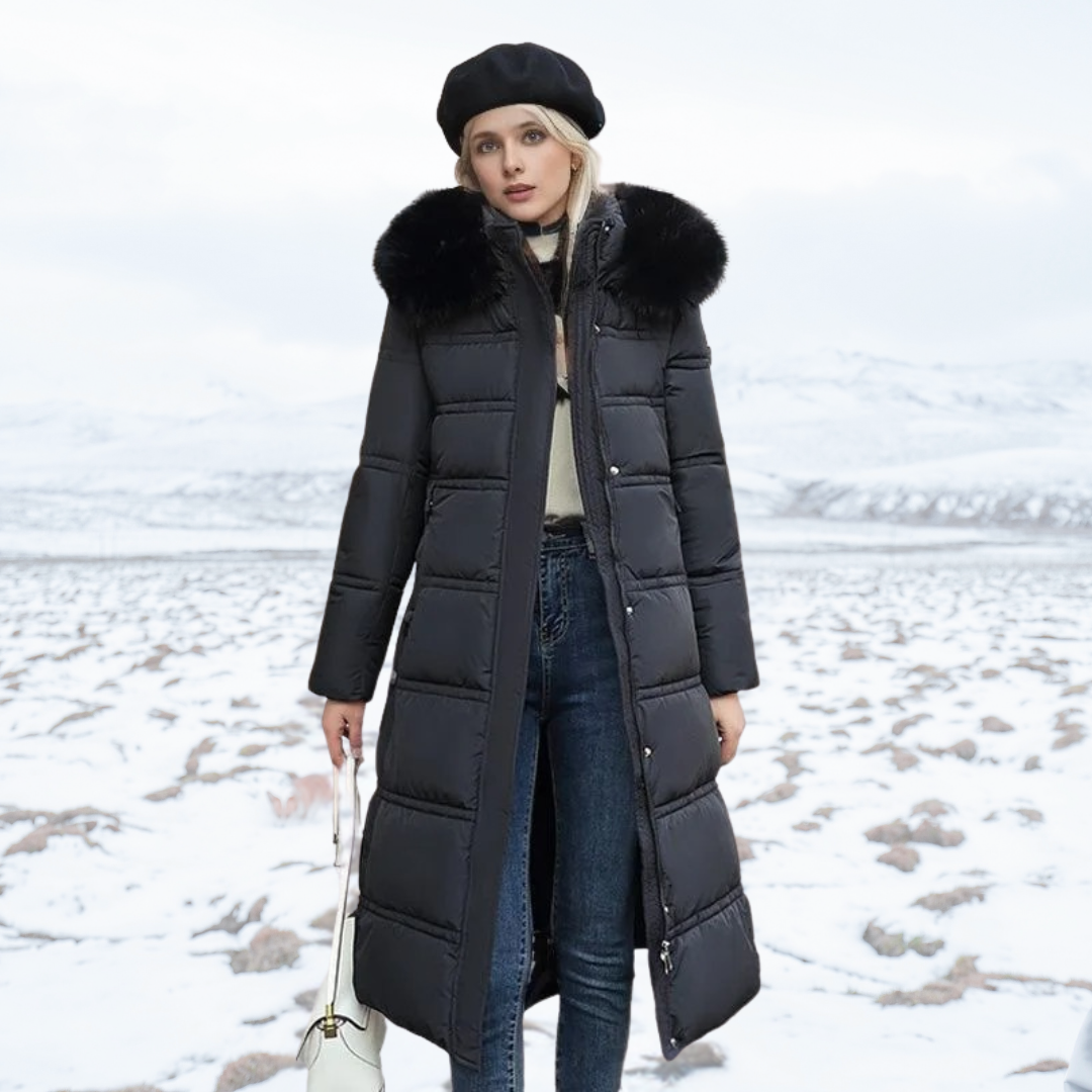LUCIA™ | Designer Winterparka met Bontcapuchon
