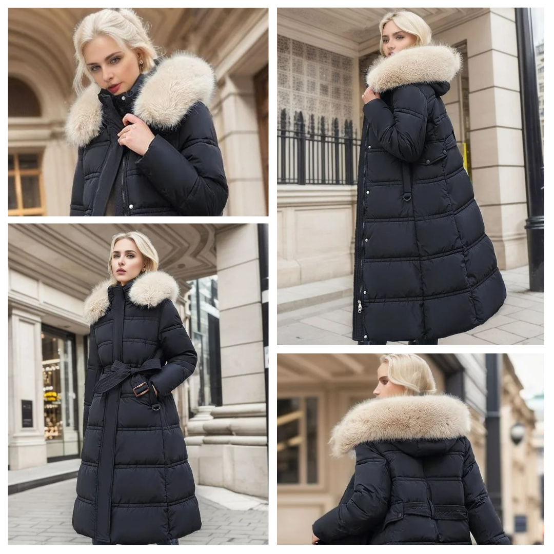 LUCIA™ | Designer Winterparka met Bontcapuchon