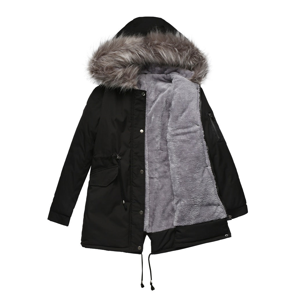 MARINA™ | Parka en Warme Velours met Afwerkingen