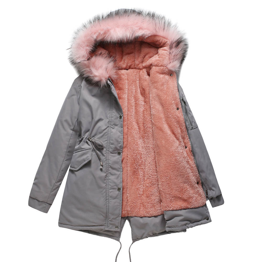 MARINA™ | Parka en Warme Velours met Afwerkingen
