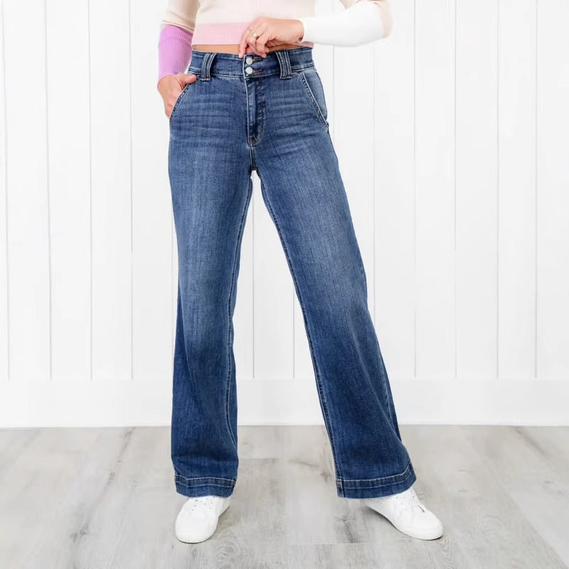 TALLIS™ – Wijde jeans met dubbele comfort