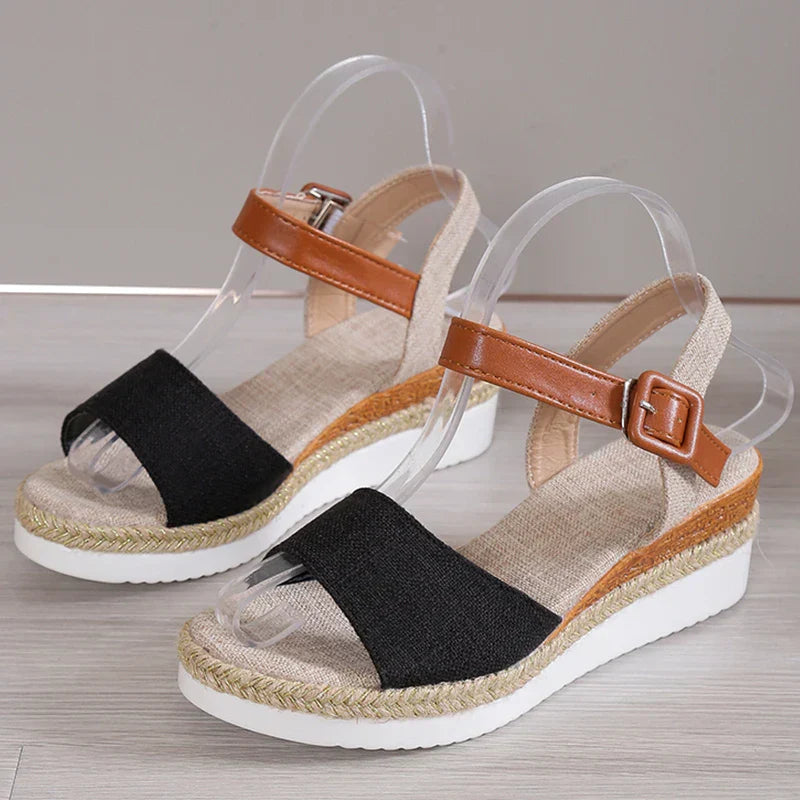 CHARLENE™ – Casual Wedge Hakken Sandalen