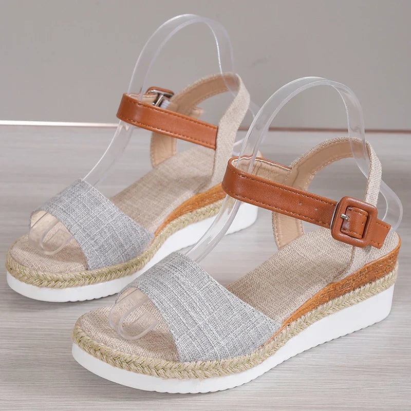 CHARLENE™ – Casual Wedge Hakken Sandalen