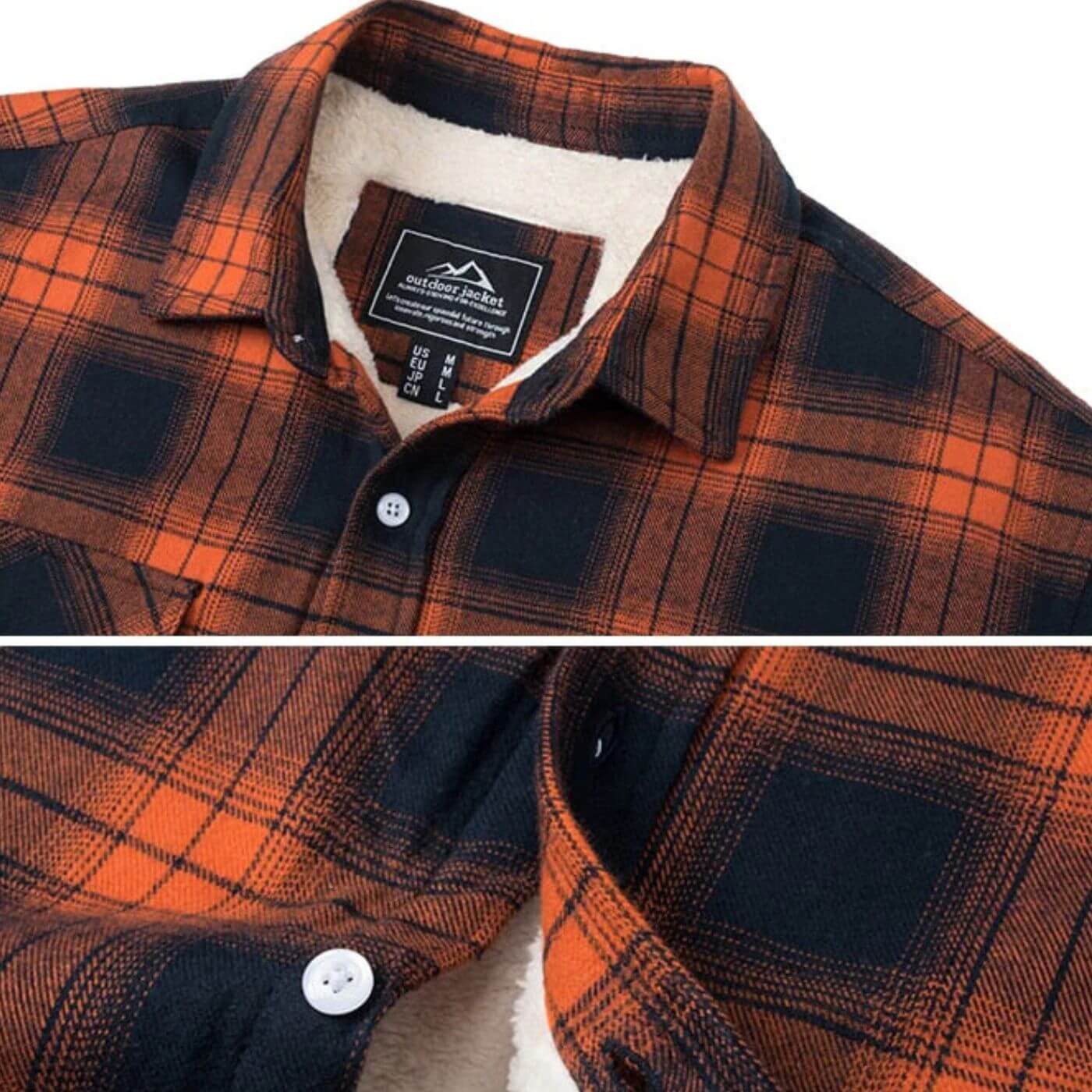 Théodore - Geruite fleecejas