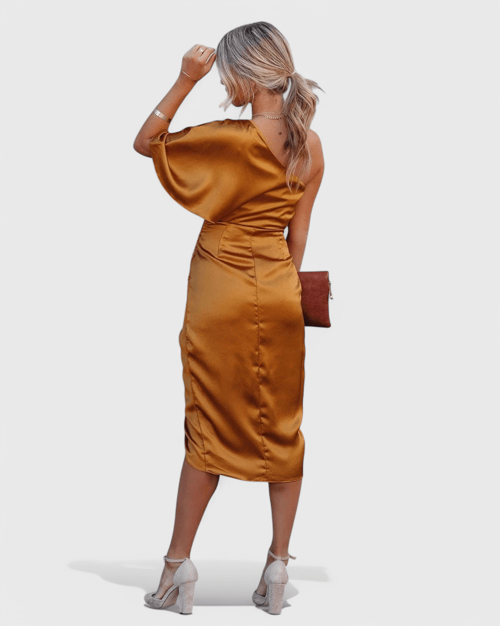 Anais | Elegante en Zijdeachtige Satijnen Jurk