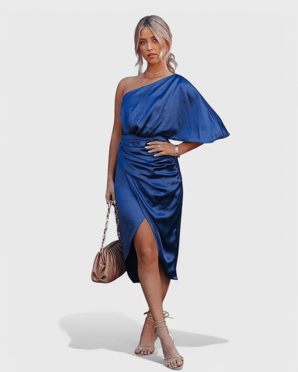 Anais | Elegante en Zijdeachtige Satijnen Jurk