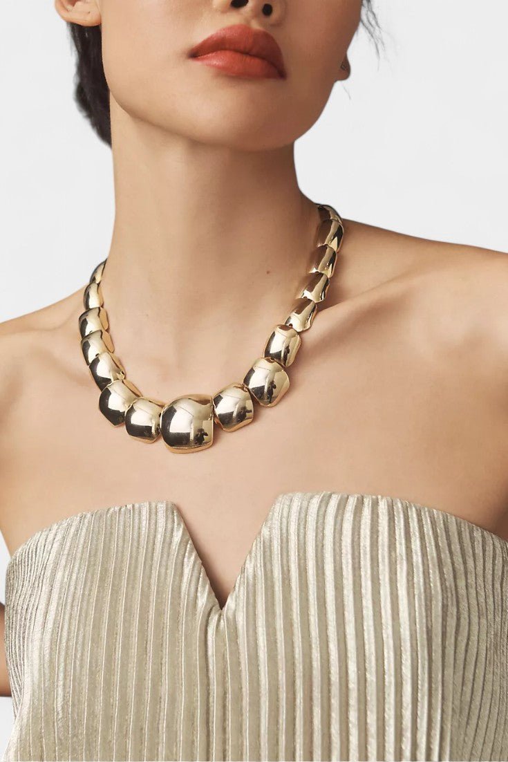 Andreia | Maxijurk A-Lijn Plissé Zonder Mouwen