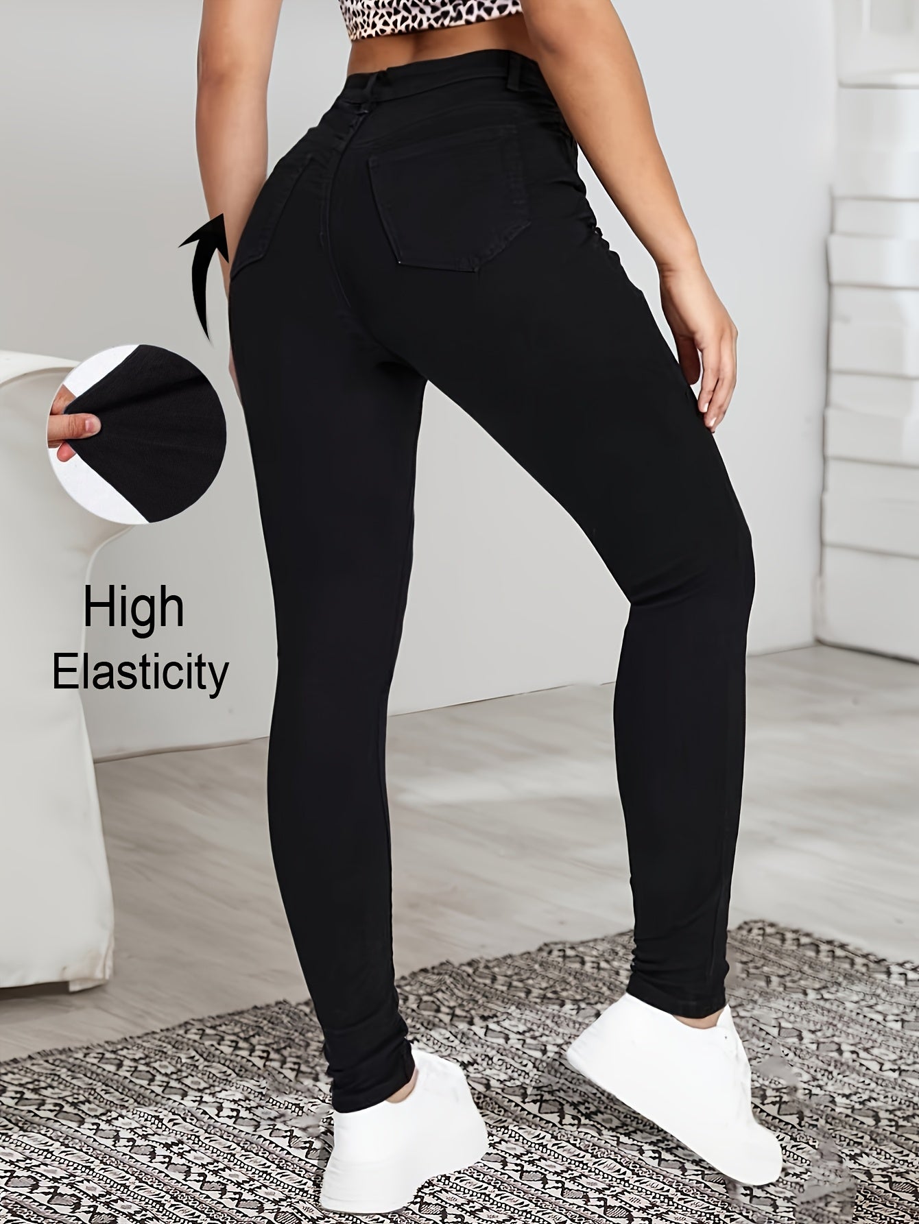LISETTE™ - Skinny Jeans Hoge Taille Elegant
