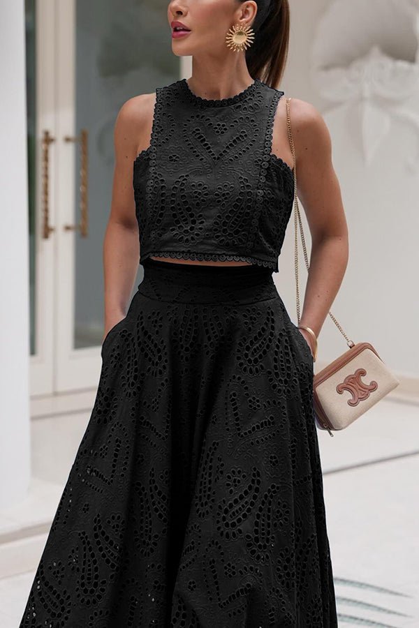 Maura | Twee-delig Kanten Set